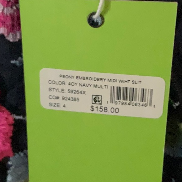 Sam Edelman Navy Dress with Floral Design - Picture 3 of 12